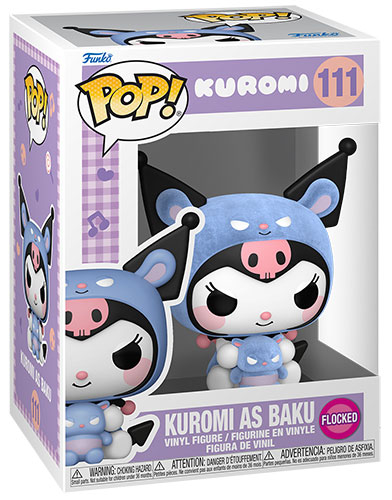 FUNKO POP Kuromi as Baku Flocked 111